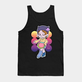 A waitress in a cat hat Tank Top